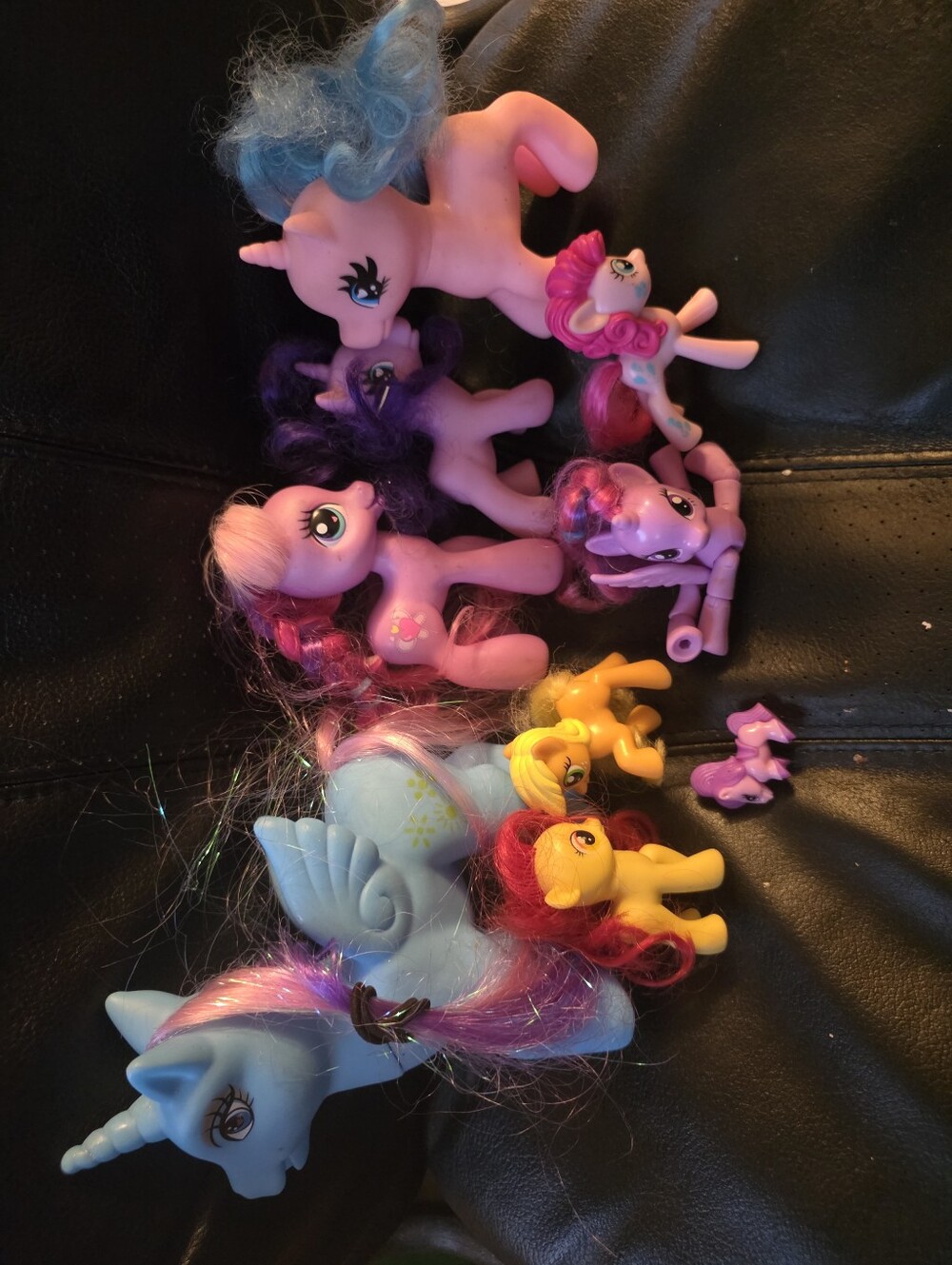 My Little Pony Lot Of 9 Vintage & Modern Toys